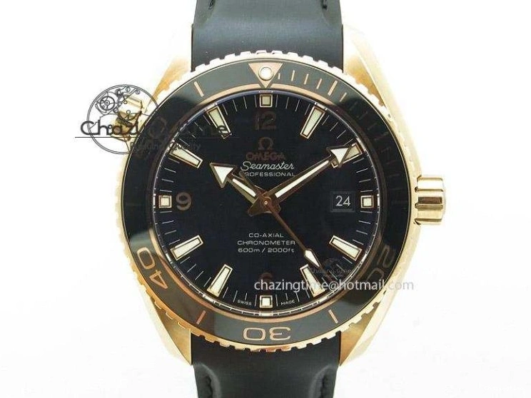 0116 Planet Ocean 39.5mm Black Ceramic Bezel SS VSF 1:1 Best Edition Black Dial on SS Bracelet A Stretchable 7890